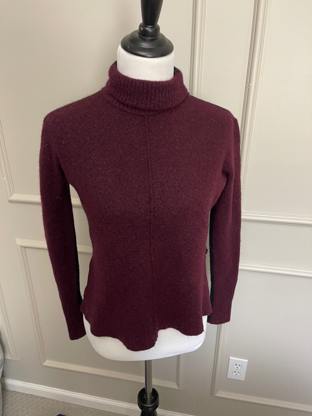 Athleta Wine Cowl Neck Sweater